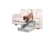 Bulk Buys OF445 3 Pet Stairs with Sheepskin Style Cover 3 Piece