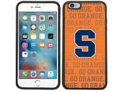 Coveroo 876 4694 BK FBC Syracuse Orange Repeating Design on iPhone 6 Plus 6s Plus Guardian Case