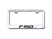 AUTO GOLD LFF15EC Laser Etched F 150 Logo On Chrome Frame