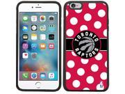 Coveroo 876 11206 BK FBC Toronto Raptors Polka Dots Design on iPhone 6 Plus 6s Plus Guardian Case