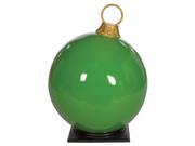Autograph Foliages J 140476 33.5 in. Ball Ornament Glossy Grey