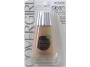 CoverGirl Clean Liquid Makeup for Normal Skin Creamy Natural 120 CD 1 Oz. Pack Of 2