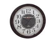 Benzara 52126 Wood Wall Clock