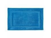 InterDesign 17064 34 x 21 in. Spa Bath Rug Azure