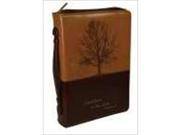 Christian Art Gifts 366738 Bi Cover Stand Firm Medium Brown Two Tone Luxleather