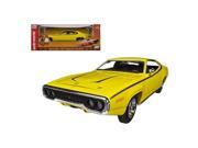 Autoworld AWSS105 1971 Plymouth Satellite Yellow Dukes Of Hazzard Limited to 2000 Piece 1 18 Diecast Model Car