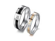ES Jewel GJ145B9 Stainless Steel Endless Love Lover Rings Size 9 Womens