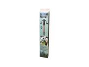 Bulk Buys OF969 4 Aluminum Trekking Pole Set with Compass 4 Piece