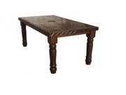 Million Dollar Rustic 03 1 20 6 1 RTX Dark 6 Ft. Table With Rope And Star On Top