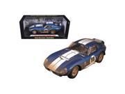 Shelby Collectibles SC133 1965 Shelby Cobra Daytona No.98 After Race Dirty Version Diecast Car Model 1 18