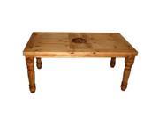 Million Dollar Rustic 03 1 10 7 4 7 Ft. Table With Star Top And Leg