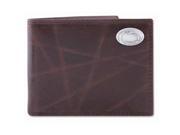 ZeppelinProducts PSU IWT1 WRNK BRW Penn State Passcase Wrinkle Leather Wallet