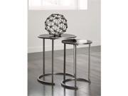 Ashley T506 112 Signature Design Stationary Marxim Nesting End Tables 2 Pack Pewter