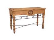 Million Dollar Rustic 06 1 10 03 TX SOFA 1 Star Sofa Table With Iron Accents