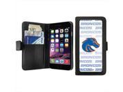 Coveroo Boise State Repeating White Blue Design on iPhone 6 Wallet Case