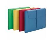 Smead 77213 3 In 1 Section Wallet Assorted Colors