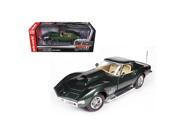 Autoworld AMM1010 1969 Chevrolet Corvette Phase III 482 Fathom Green Motion Performance Limited to 1500 Piece 1 18 Diecast Model Car