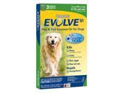 Sergeants Evolve 61 Flea Tick Squeeze for Over 60 lbs Dog 3 Count Case of 24