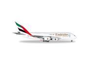 Herpa 500 Scale HE514521 003 1 500 Emirates A380 REG No. A6 E0E