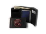 Rico Industries RIC RTR120101 South Carolina Gamecocks NCAA Embroidered Trifold Wallet