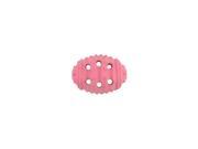 NorthLight Rubber Football Puppy Dog Dental Health Chew Toy Mini Pink 4.25 in.