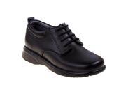 Academie KRISTIN CW V Plain Toe Vamp School Shoes Black Wide Size 1.5