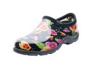 Principle Plastics Inc 5114BP06 Size 6 Women in.s Pansy Print Rain Garden Shoes