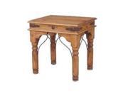 Million Dollar Rustic 06 1 10 10 END End Table With Conchos
