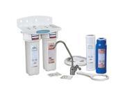 Commercial Water Distributing CQE US 00306 Mega Under Sink Double Replaceable Plus Water Filter System