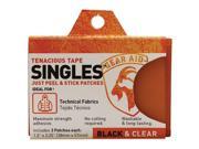 Gearaid 377455 Tenacious Tape Mini Patch Kit Black Clear