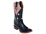 Ferrini 1219337110D Mens Americana Boot Navy S Toe Size 11D