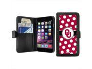 Coveroo Oklahoma Polka Dots Design on iPhone 6 Wallet Case