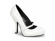 Pleaser ADO701LG_C_BG 5 2.75 in. Platform Slide Shoe with Holo Glitter Bottom Clear Black Size 5