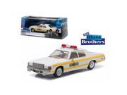 Greenlight 86424 1977 Dodge Royal Monaco Illinois State Police Blues Brothers Movie 1980 1 43 Diecast Model Car