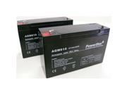PowerStar AGM610 2Pack 04 High Rate Battery UPG D5778 UB6120 F2 6V 10Ah