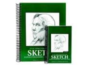 Jack Richeson 100 Percent Sulphite Spiral Binding Sketch Pad 9 x 12 in. 100 Sheets