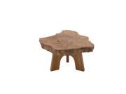Benzara 47443 Nature Themed Lovely Wooden Table Stand 14 in. W