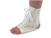 Bilt Rite Mastex Health 10 26000 SM 2 Canvas Ankle Brace With Laces Beige Small