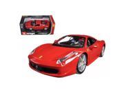 Bburago 26003rd Ferrari 458 Italia Red 1 24 Diecast Model Car