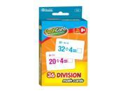 Bazic Division Flash Cards Pack of 36 Case of 24