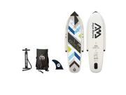 Aqua Marina SPK Perspective Inflatable Stand Up Paddle Board Silver Bluegreen 9 ft. 9 in.