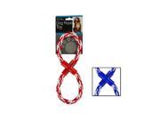 Bulk Buys OL390 16 Woven Figure Eight Dog Rope Toy 16 Piece