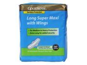Good Sense Maxium Long Super Pads with Wings 16 Count Case of 12