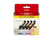 Canon CCLI271XLC Pigment Black Twin Pack Inkjet Printer Cyan