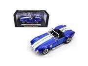 Shelby Collectibles SC139 1965 Shelby Cobra 427 SC Metallic Blue with White Stripes 1 18 Limited Edition