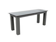 HighwoodUSA AD CTB25 CGE Counter Sideboard Table Coastal Teak 22 x 54