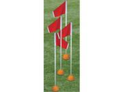 First Team FT4025TF Steel Official Soccer Corner Flags for Turf Fields