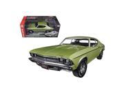 Autoworld AMM1054 1969 Chevrolet Chevelle COPO 427 Frost Green Limited Edition to 1002 Piece 1 18 Diecast Model Car