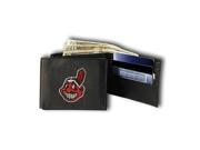 Rico Industries RIC RBL4201 Cleveland Indians MLB Embroidered Billfold Wallet
