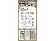 Stampers Anonymous MTS 15 Tim Holtz Mini Layered Stencil Set Pack of 3 Set No.15
